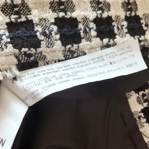 NWT ZARA BASICS TWEED SKIRT - Picture 8 of 8